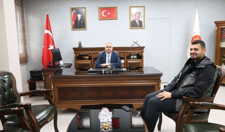 Türkiye Maarif Vakfı Moritanya Temsilcisi Yalım'dan Müftü Taşcı'ya Ziyaret