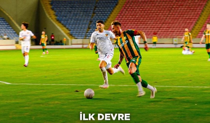 Yeni Mersin İdman Yurdu - Osmaniyespor maçında ilk yarı sonucu