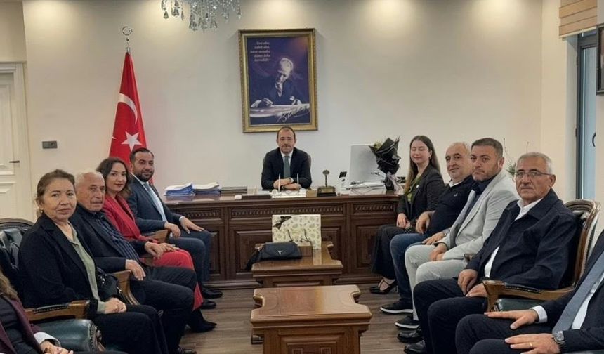 Yeni Parti Kadirli İlçe Başkanı Tekdemir’den Kaymakam Dolu’ya Ziyaret