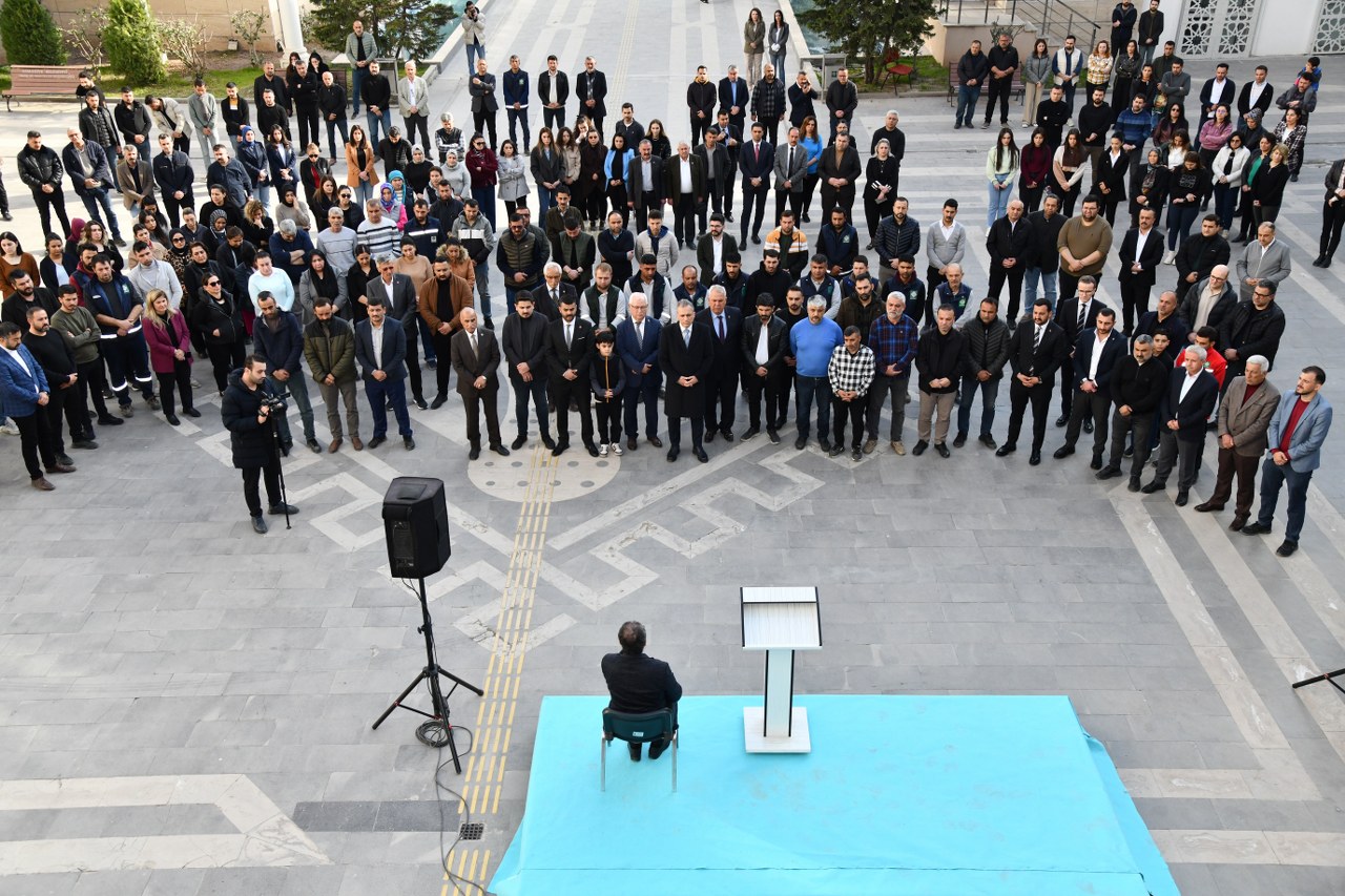 Belediyesi Personeli Koçyiğit İçin Anma Töreni Düzenlendi (3)