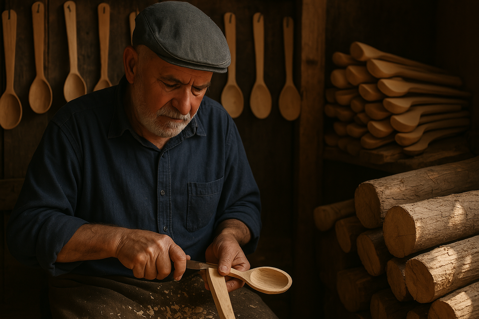 Tahta Kaşık Yapımı (1)-1