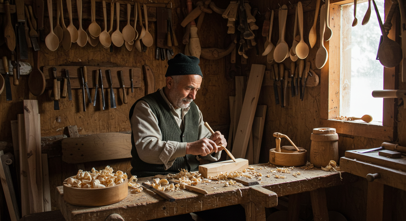 Tahta Kaşık Yapımı (1)