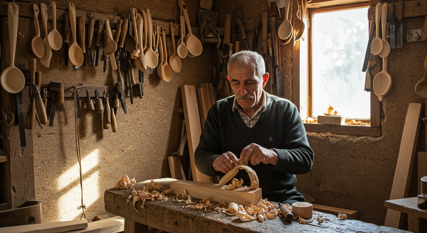 Tahta Kaşık Yapımı (3)