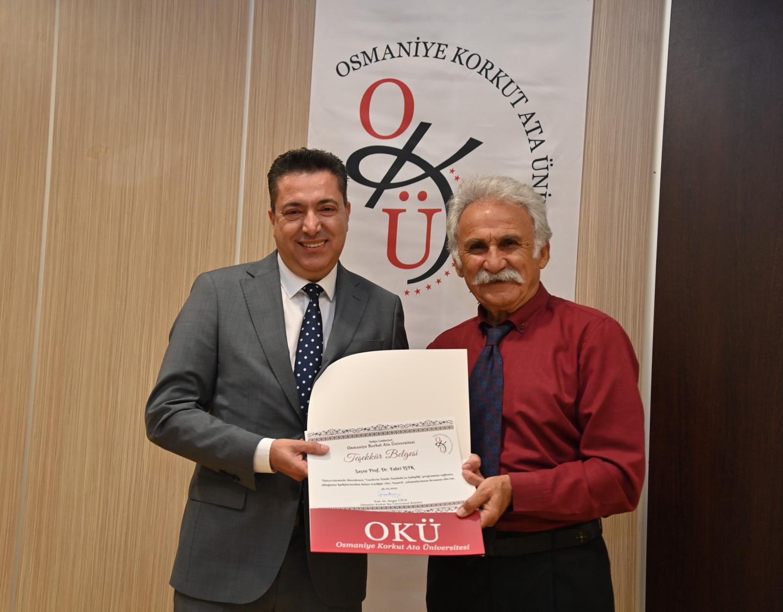 Okü’de “Luvilerin İzinde Anadolu’ya Sahiplik” Konferansı