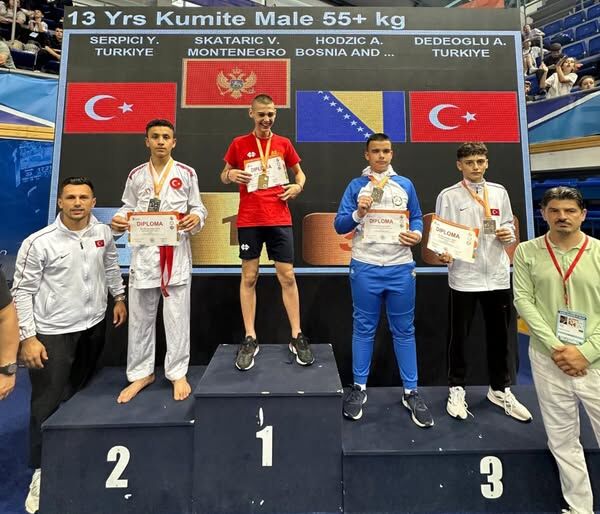 Osmaniyeli Karateciden Balkan’da Gümüş Madalya (2)