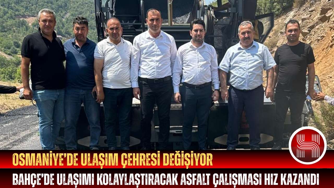 Bahçe’de Ulaşımı Kolaylaştıracak Asfalt Çalışması Hız Kazandı (1)
