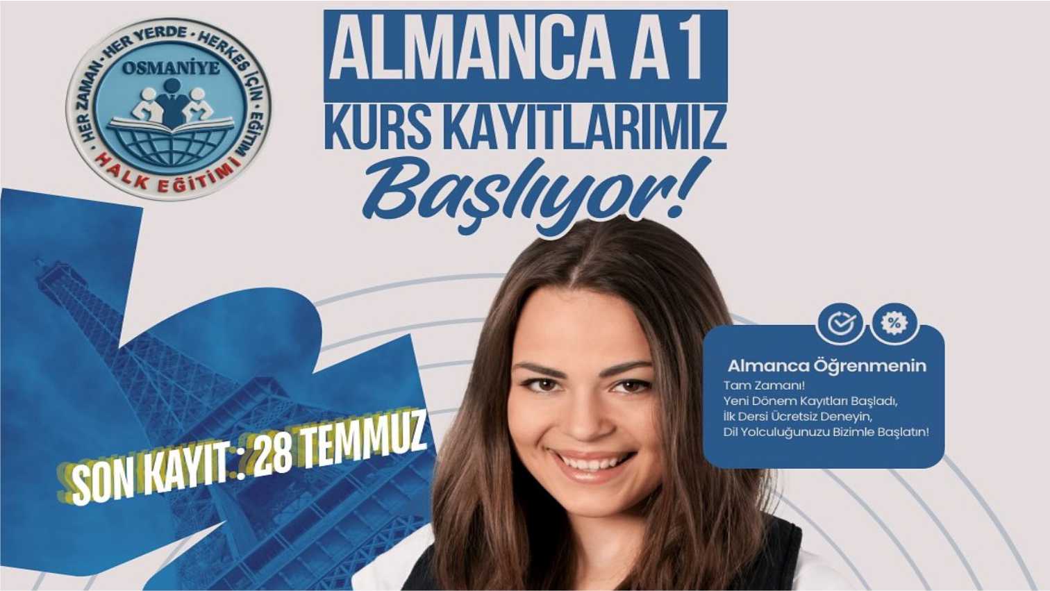 Osmaniye Halk Eğitimi’nden Almanca A1 Kursu Başlıyor (1)