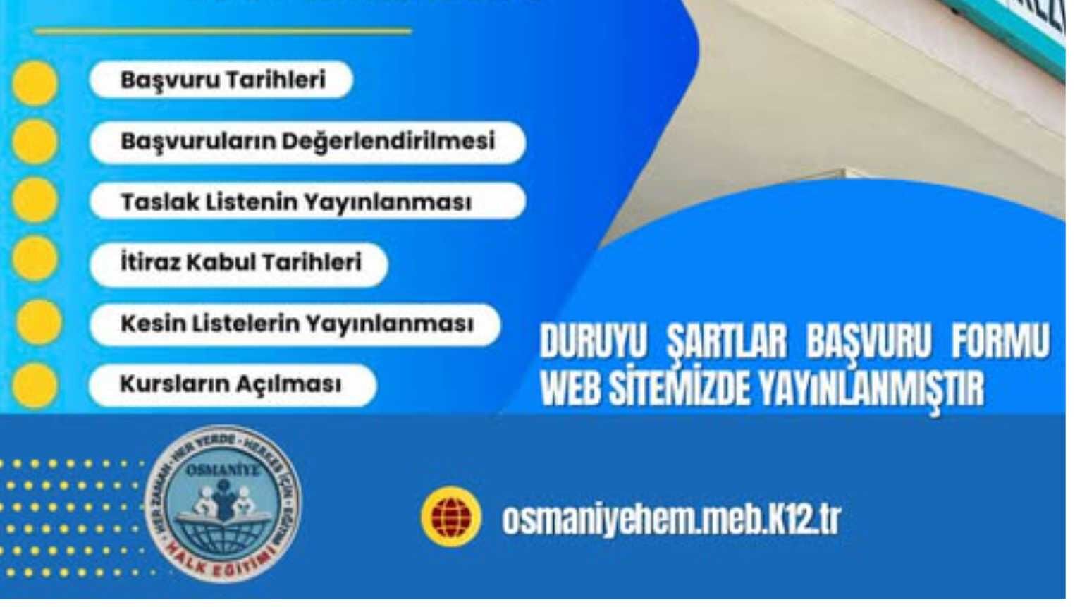 Osmaniye Hem’de Ücretli Usta Öğretici Başvuru Takvimi Başladı (1)