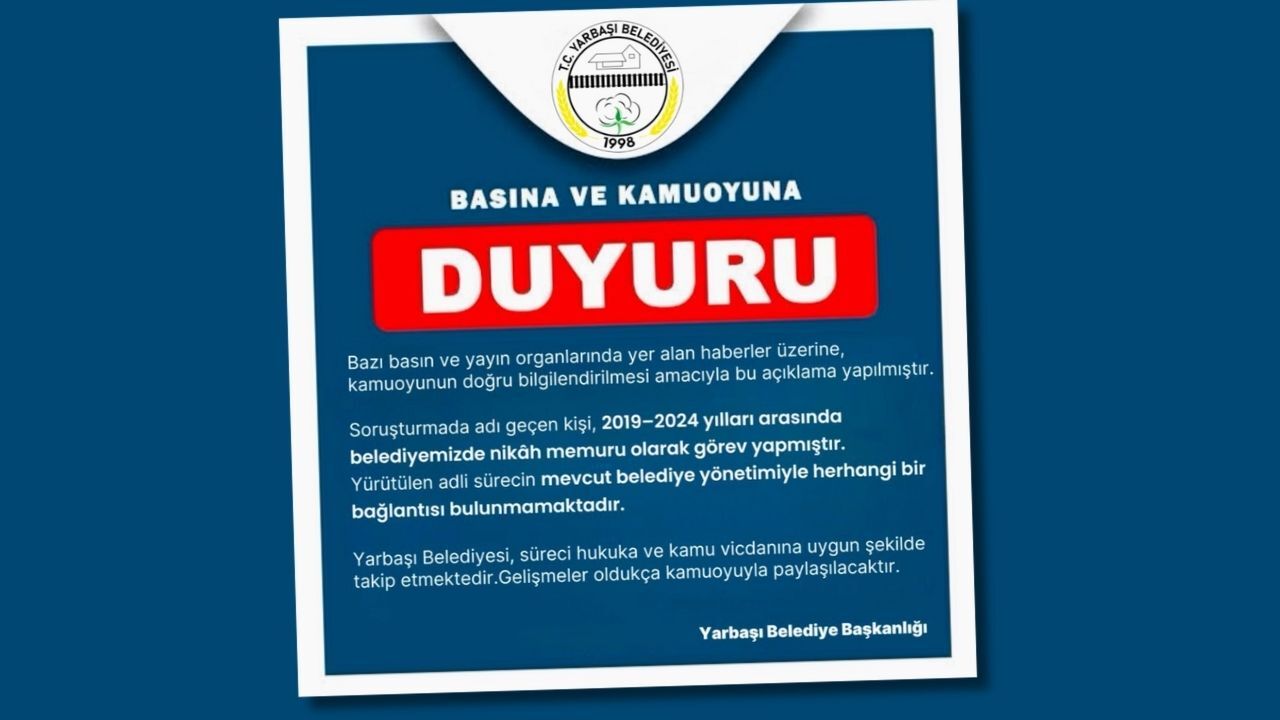 Yarbaşı Sahte Evlilik Açıklama