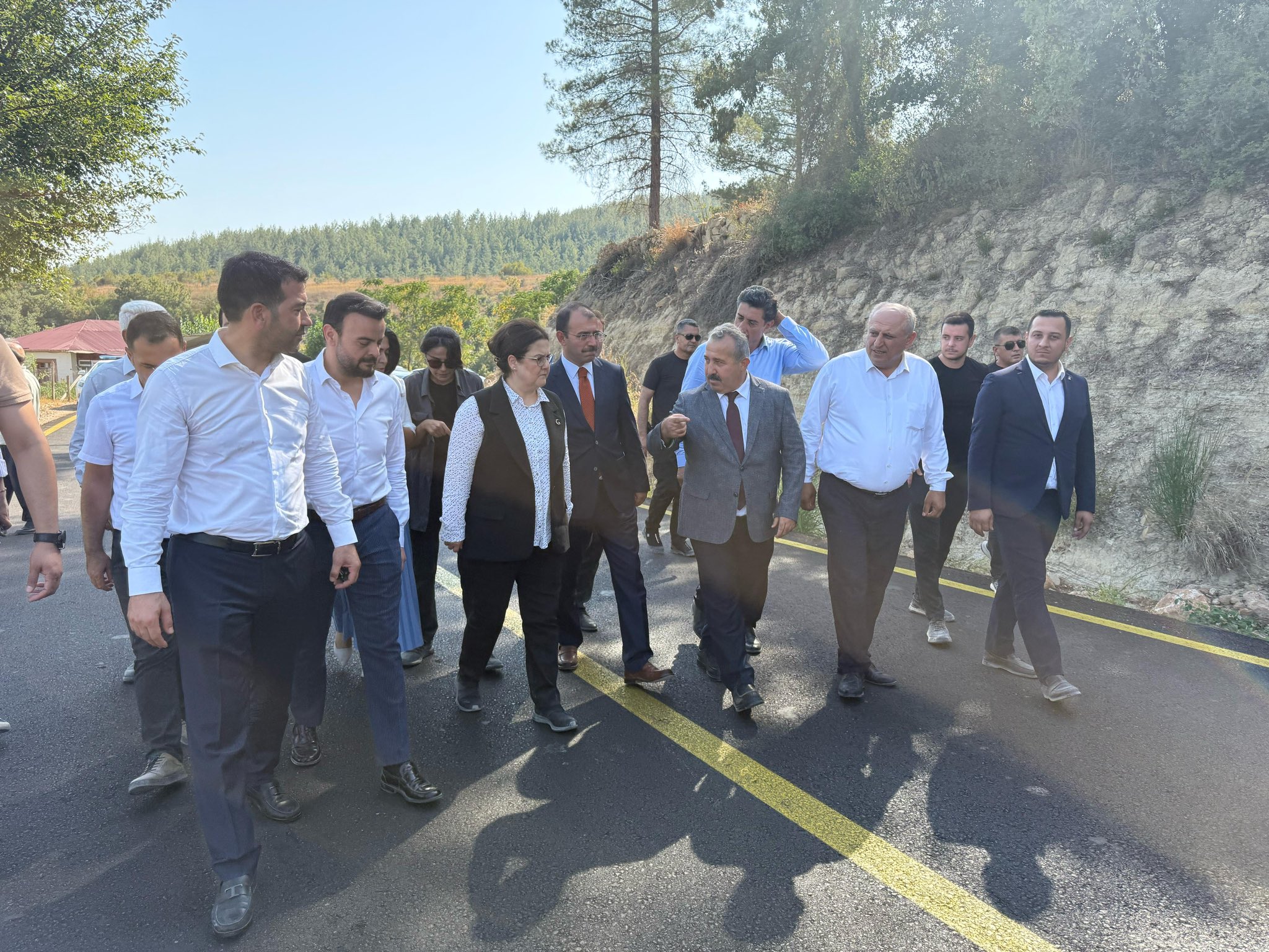 Ak Parti Osmaniye Milletvekili Derya Yanık Eseni Çiçeklidere Yol Incelemesi