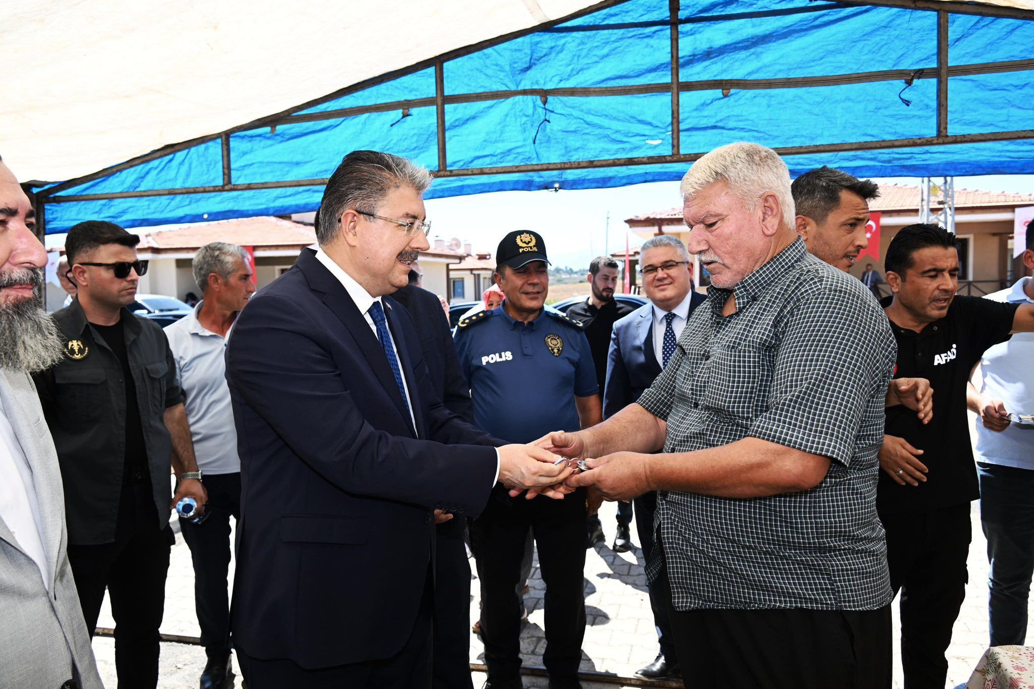 Düziçi Gümüş Köyünde 32 Deprem Konutu Hak Sahiplerine Teslim Edildi 1