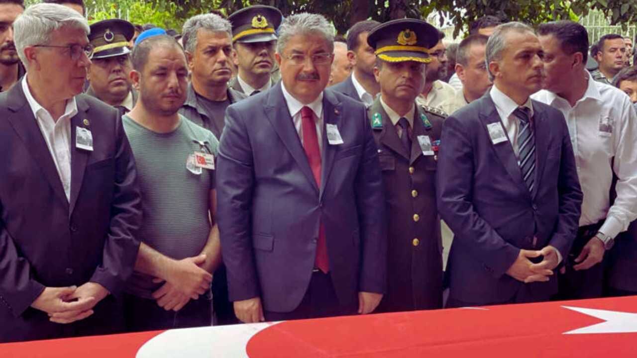 Osmaniye Belediye Başkanı İbrahim Çenet Mezarlık Şehit Cenazsei (4)