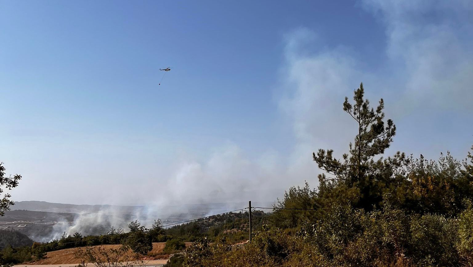 Osmaniye Düziçi Akçakoyunlu Köyü’nde Yangın 3