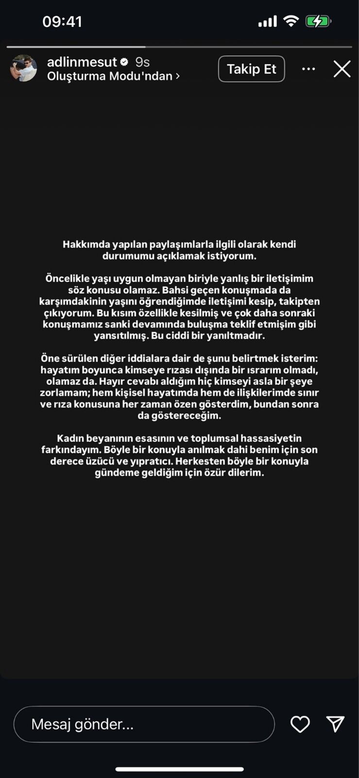 Taciz Iddiaları Gündemde Mesut Adlin’in Mesajları Ifşa Edildi, Manifest Grubu Çekimleri Iptal Ettii