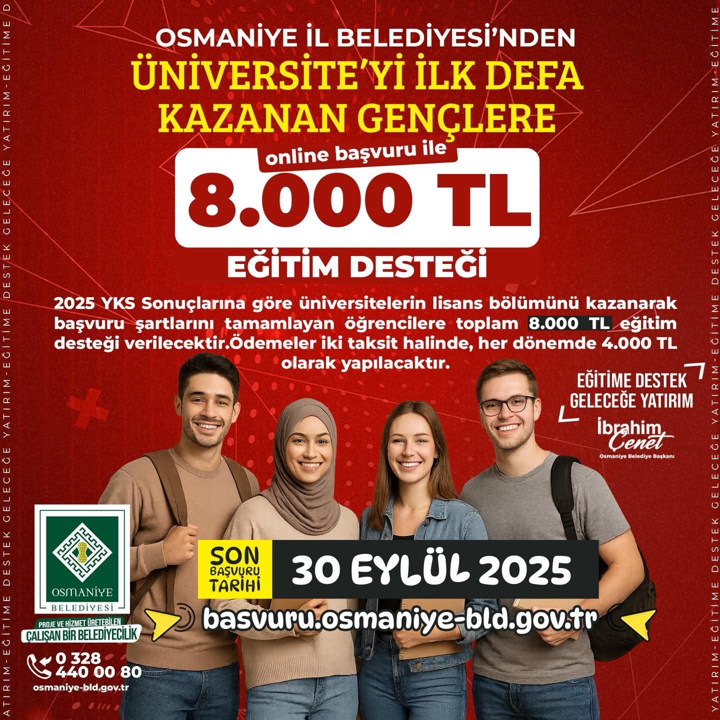 8 Bin Tl Tutarında Eğitim Desteği!-1