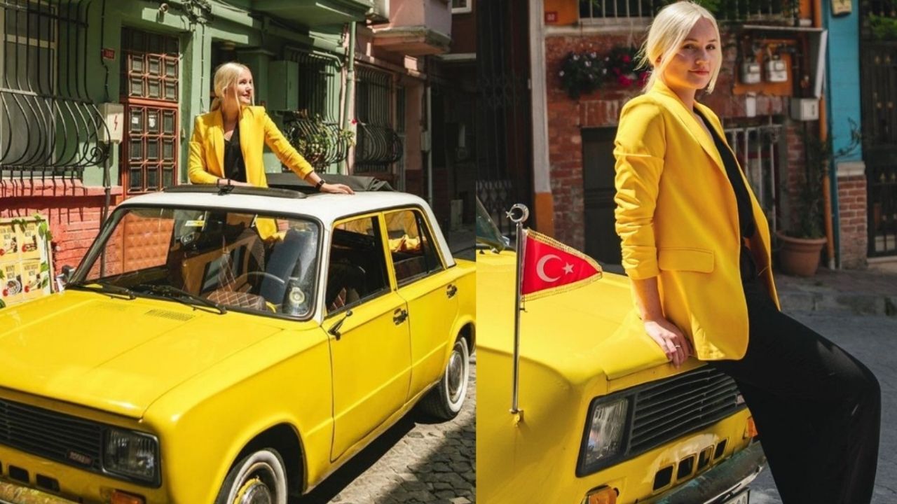 Alman Fenomen Franziska Niehus Osmaniye’de Sarı Tofaşıyla 81 Il Turunda Zorkun’da Çay Keyfi (2)