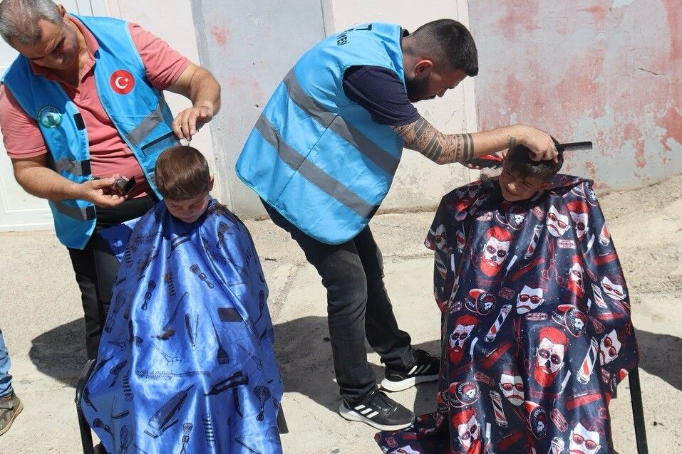 Feke’de Eğitime Destek Ücretsiz Saç Tıraşıyla Yeni Döneme Hazırlık Adana