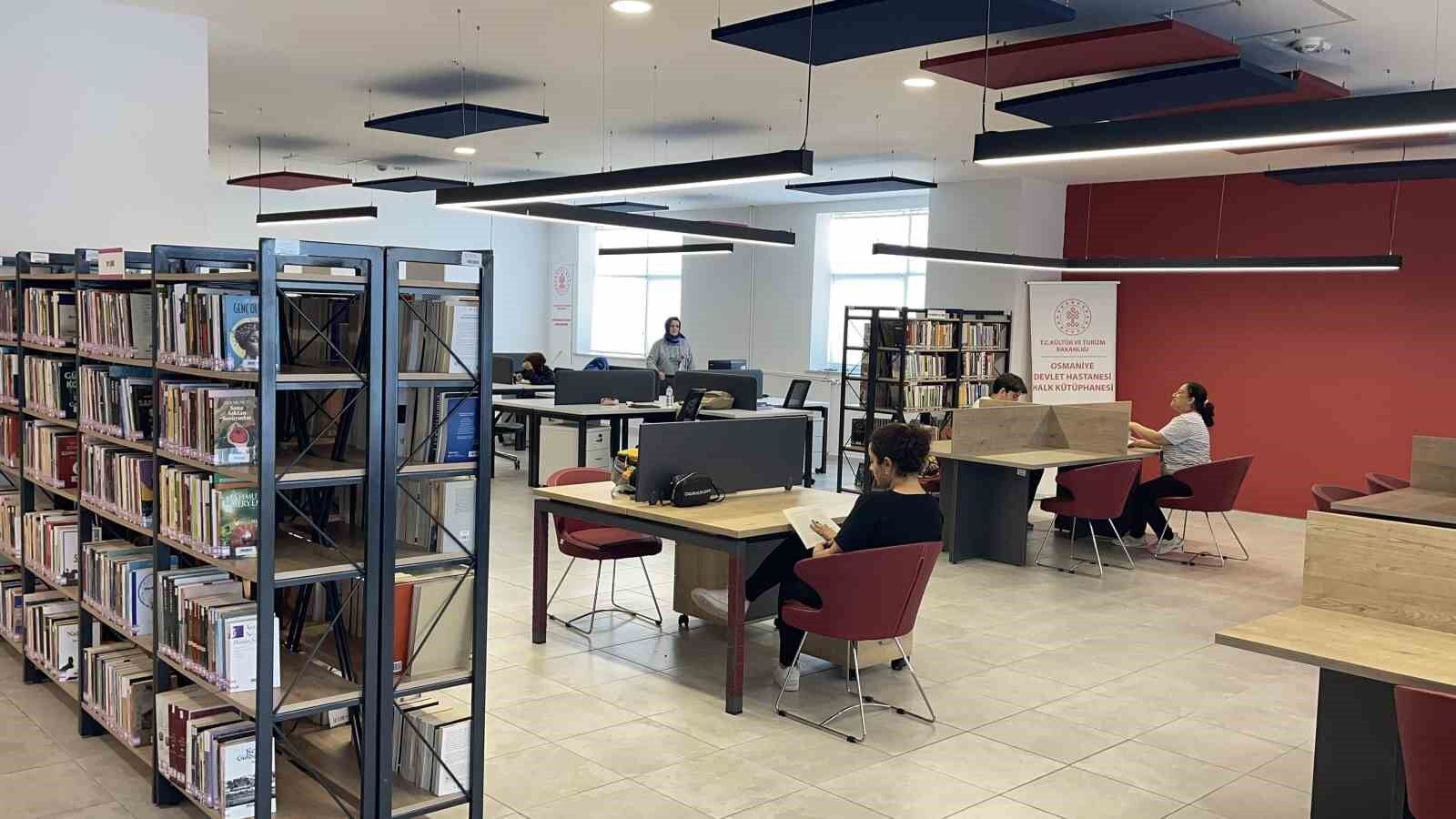 Osmaniye Devlet Hastanesi Halk Kütüphanesi Açıldı