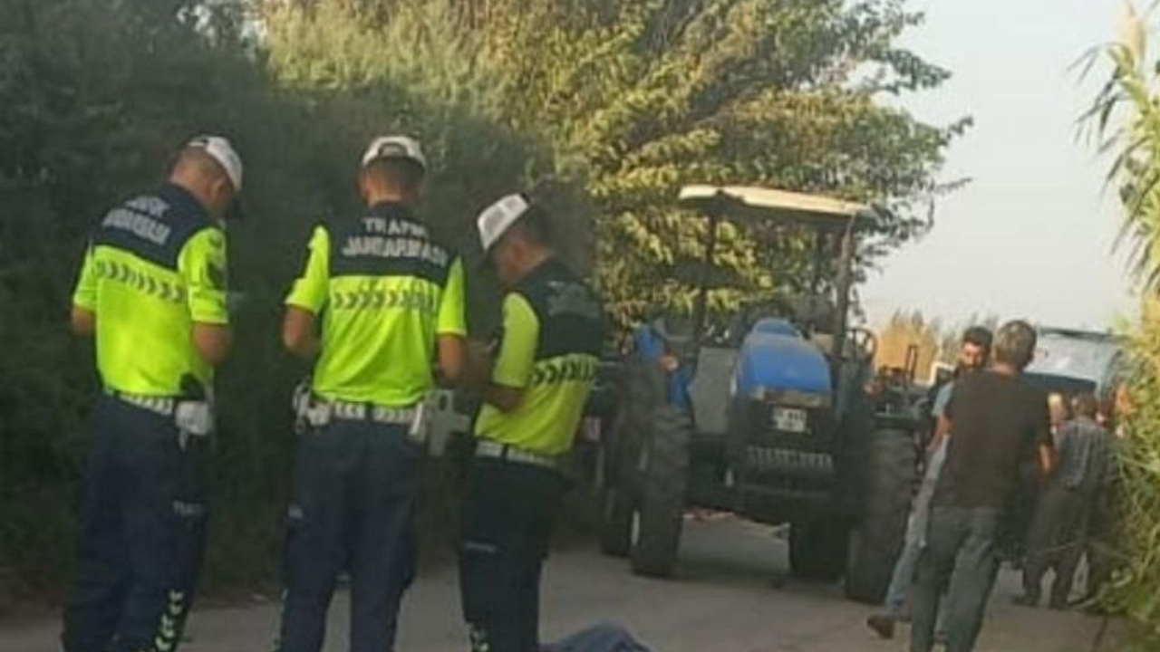 Adana Da Traktör Kazası