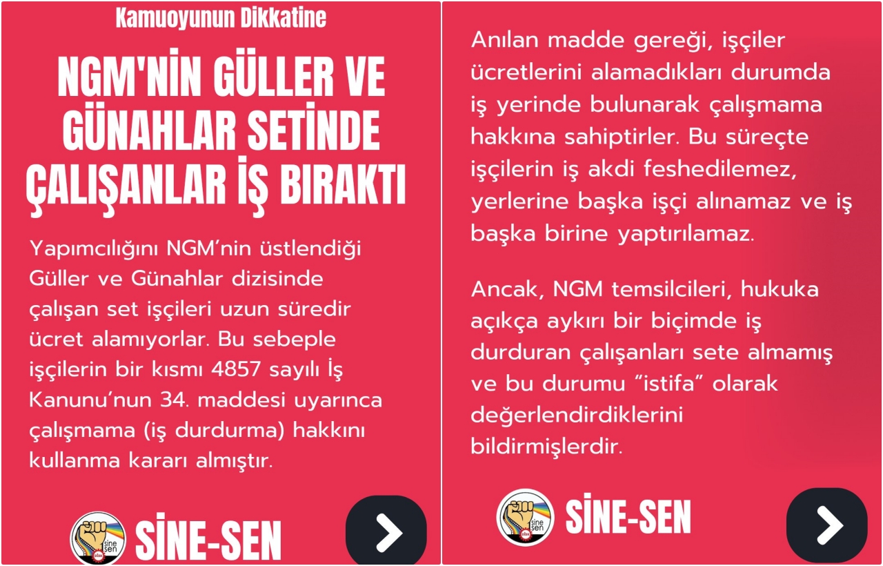 Güller Ve Günahlar Setinde Kriz Set İşçileri Ücretlerini Alamayınca İş Durdurdu
