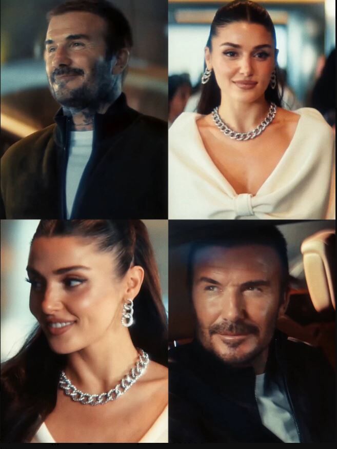 Hande Erçel Ile David Beckham Önce Reklamda Oynadılar Sonra Takipleştiler!