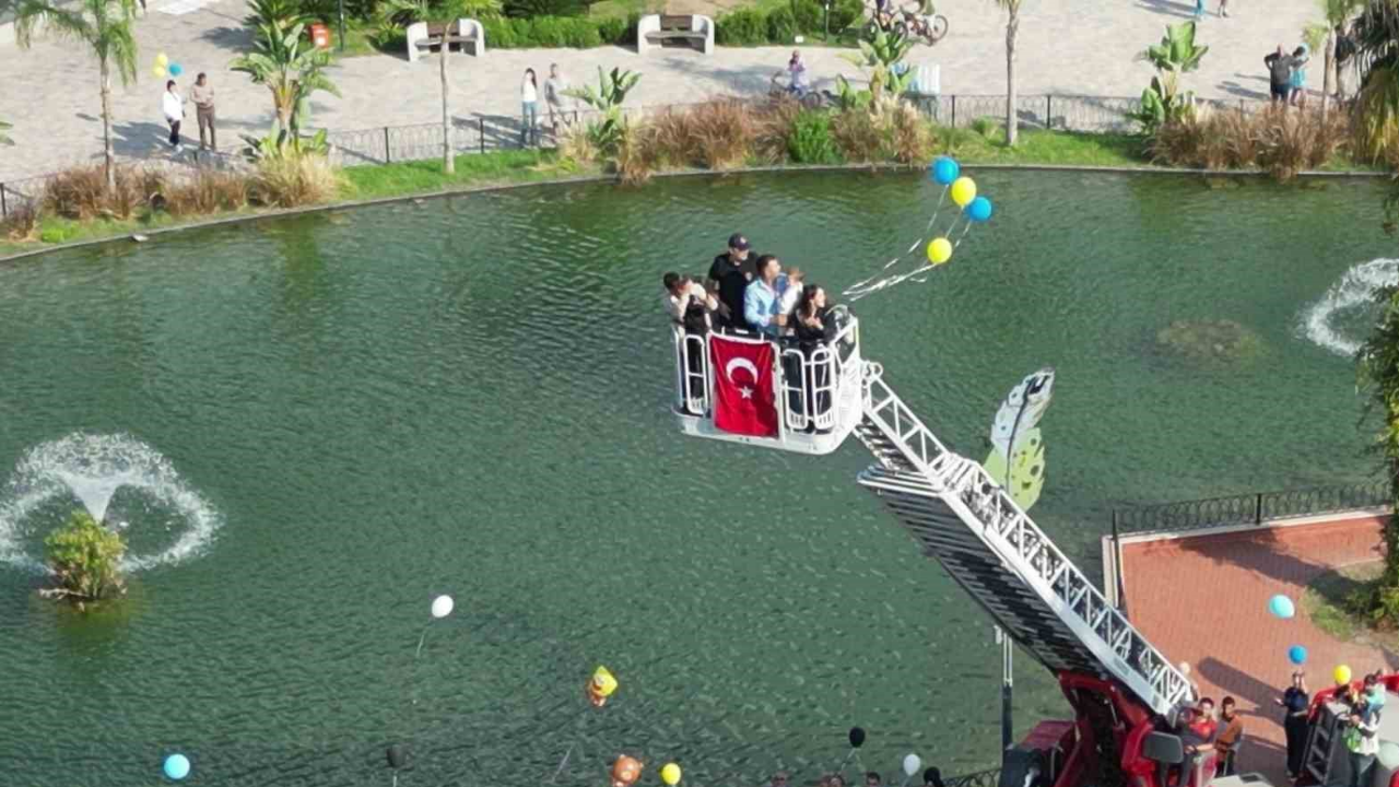 Hatayda Balon Uçuruldu