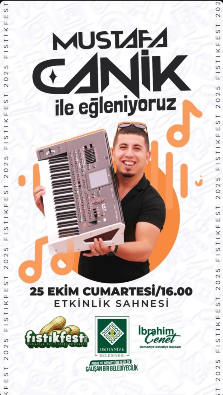 Mustafa Canik’ten Osmaniye Fıstıkfest 2025’E Özel Performans