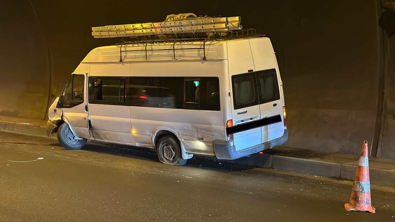 Osmaniye Bahçe Kızlaç Tüneli'nde Zincirleme Trafik Kazası Yaralılar Var (1)