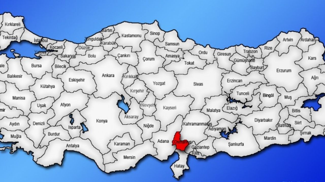 Osmaniye Haritası