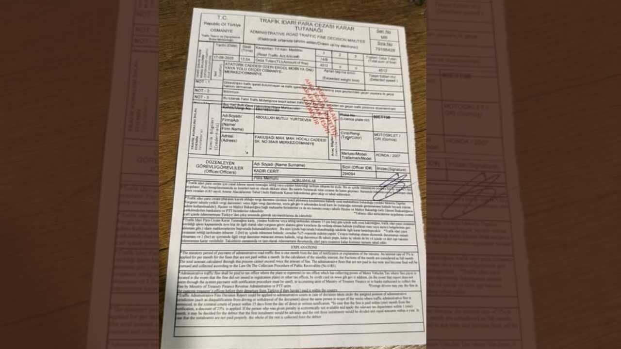 Osmaniye'de Çiçekçinin Ceza Tepkisi Tartışma Yarattı! Fahri Trafik Müfettişler Yeniden Gündemde (1)