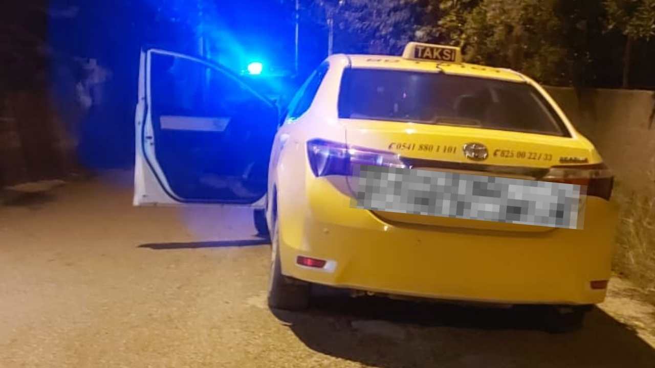 Osmaniye’de Film Gibi Olay! Cezaevi Iznine Çıkan Hükümlü Taksiyi Çaldı (1)