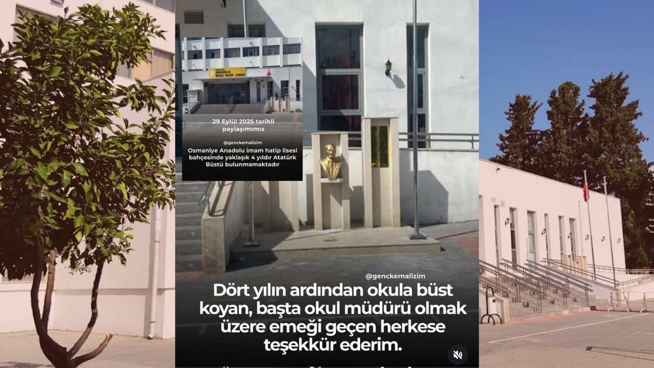 Osmaniye’de O Okulda “Atatürk Büstü Neden Yok” Sorusu Gündem Oldu (1)