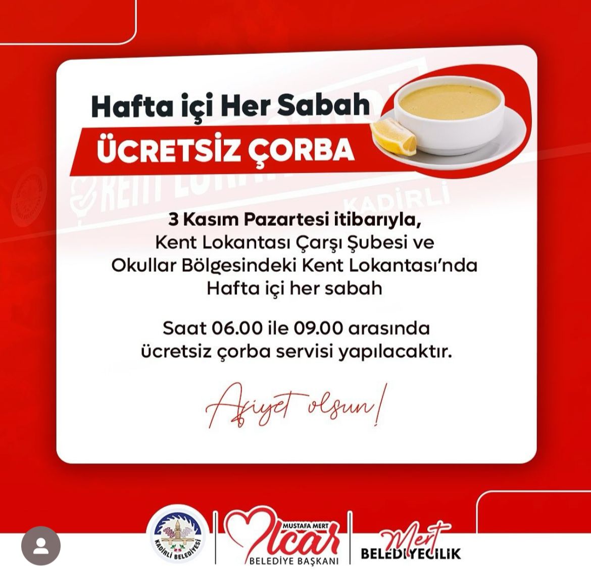 Osmaniye'nin O Ilçesinde Sabahları Ücretsiz Olacak!-1