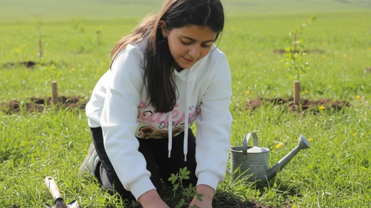 Osmaniye'nin Yeşil Kahramanı 12 Yaşındaki İremnur, (2)