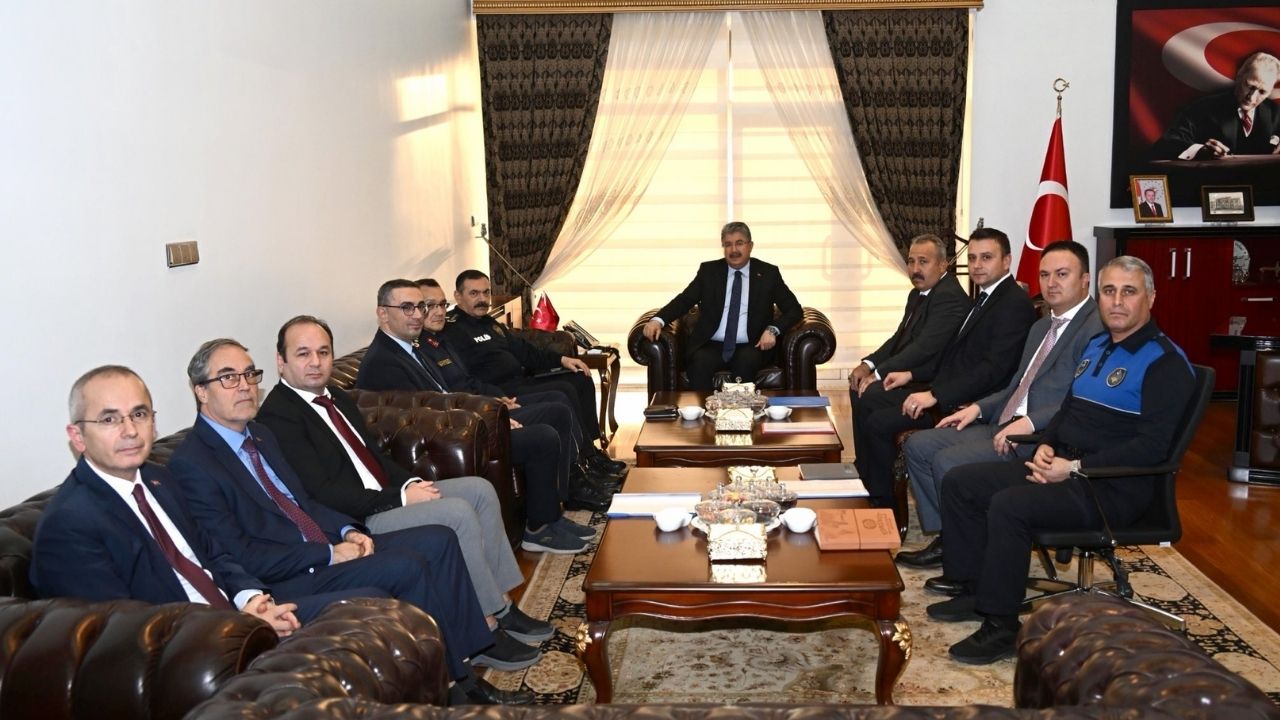 Gıda Güvenliği Toplantısı Vali Erdinç Yılmaz Başkanlığında Gerçekleştirildi