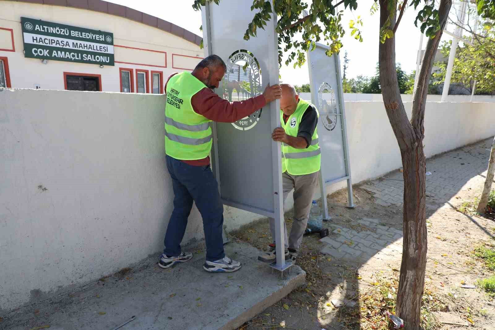 Hatay’da Kırsal Mahallelere 200 Durak Yerleştirilecek 1