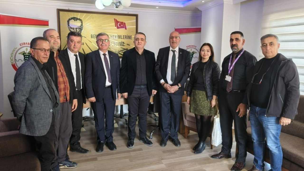 Heyetinden Osmaniye Tabip Odası’na Ziyaret (2)