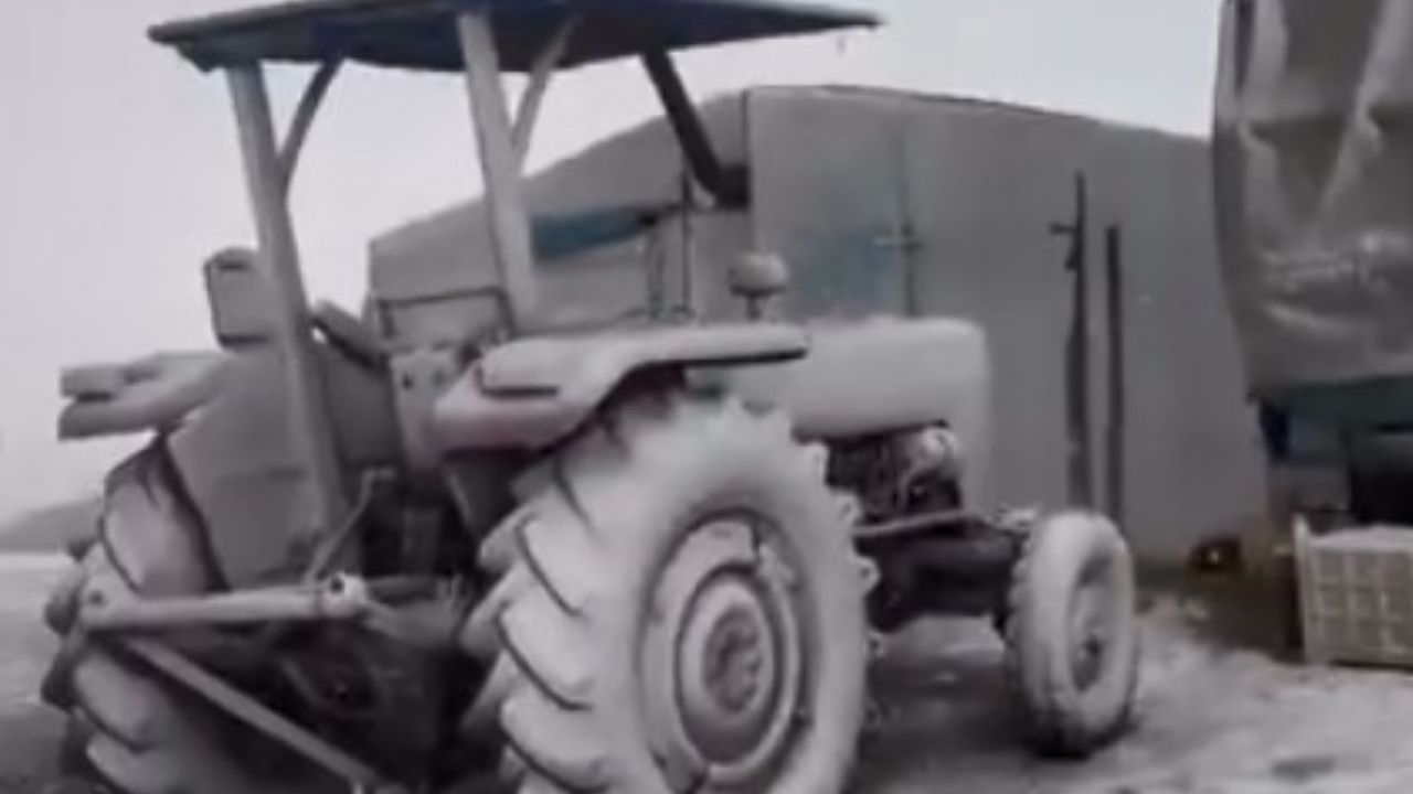 Mersinde Ilk Kar Düştü