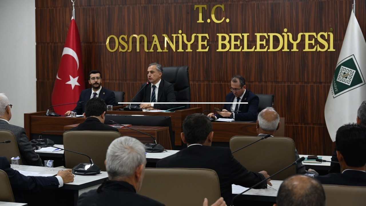 Osmaniye Belediyesi Kasım Meclis Toplantısı Yapıldı (1)