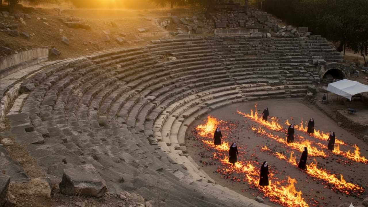 Osmaniye Kastabala Köz Üzerinde Yürüyen Rahibeler (6)