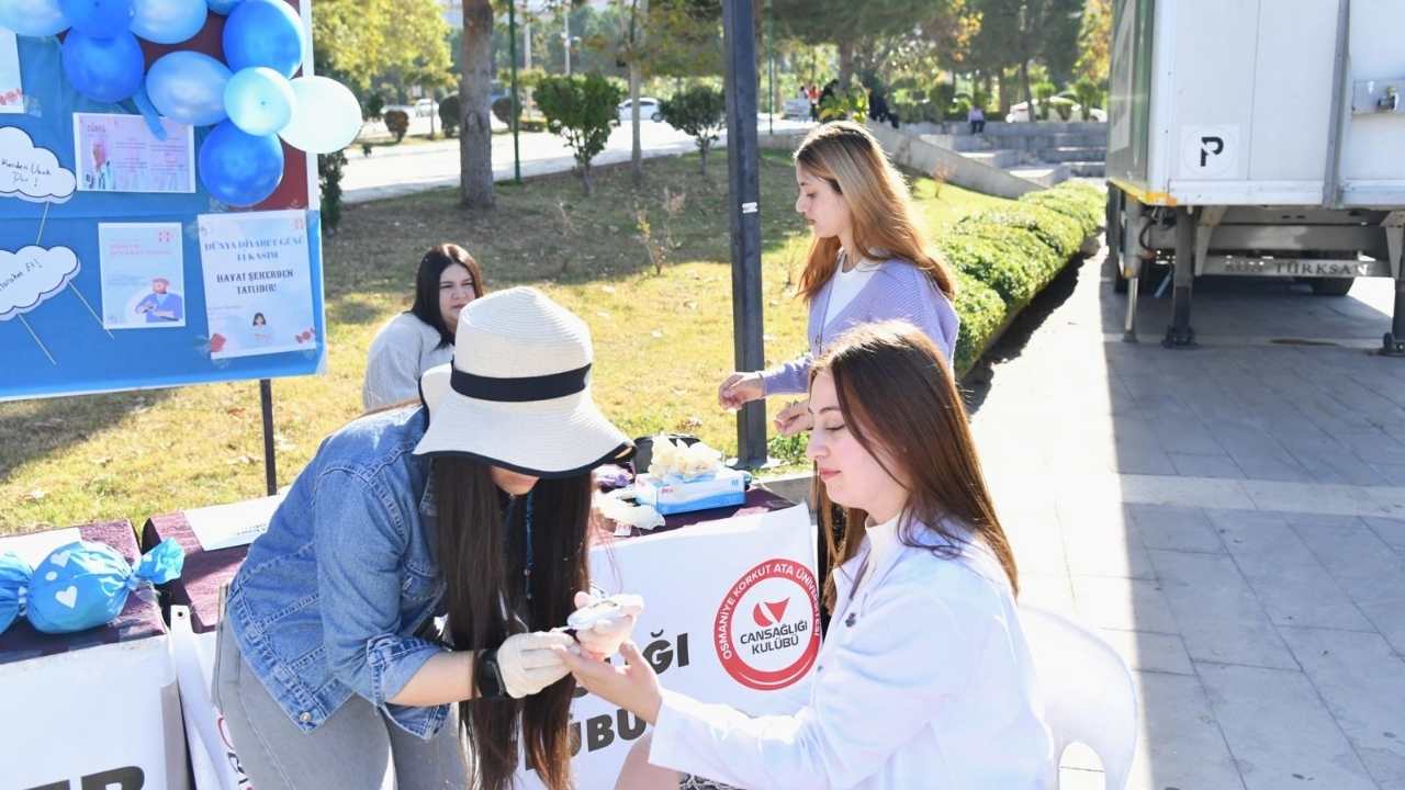 Osmaniye Korkut Ata Üniversitesi Öğrencilerinden Diyabet Farkındalığı Çalışması (2)