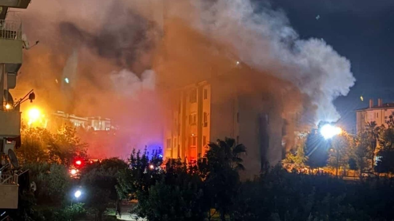 Osmaniyede Ev Yangını