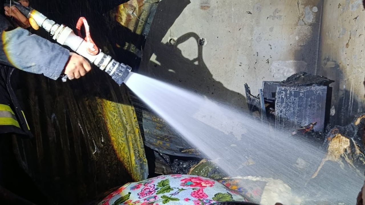 Osmaniyede Korkutan Yangın