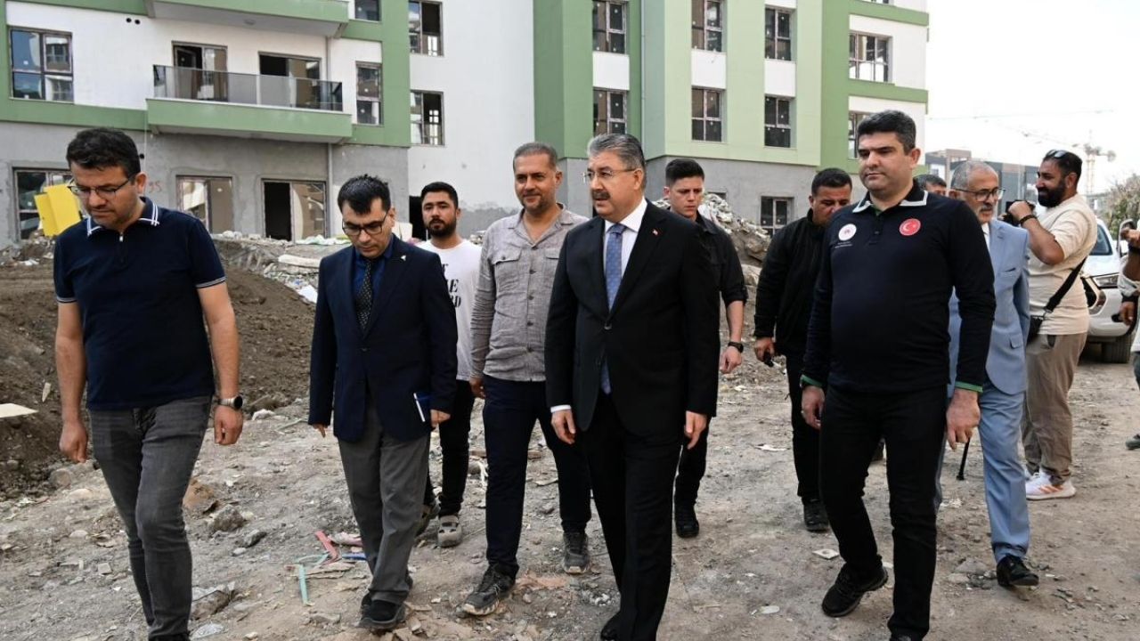 Vali Yılmaz Konutları Kontrol Etti
