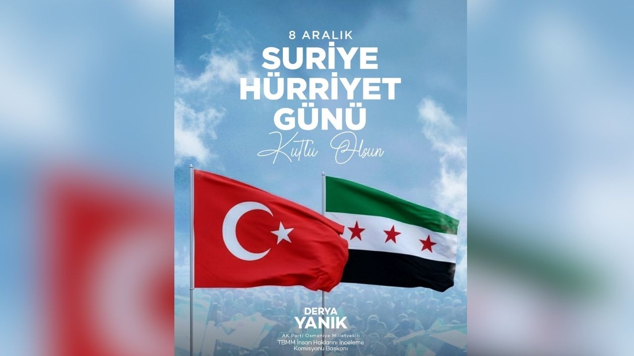 Derya Yanık Suriye Mesajı