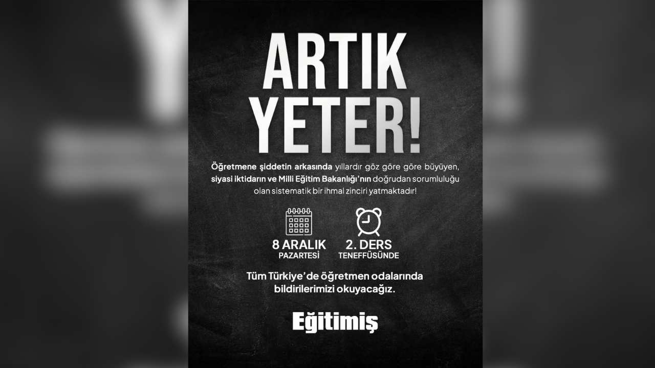 Öğretmene Saldırı Ülke Gündeminde Osmaniye Eğitim İş’ten Yıllardır Biriken Krize Sert Uyarı (6)