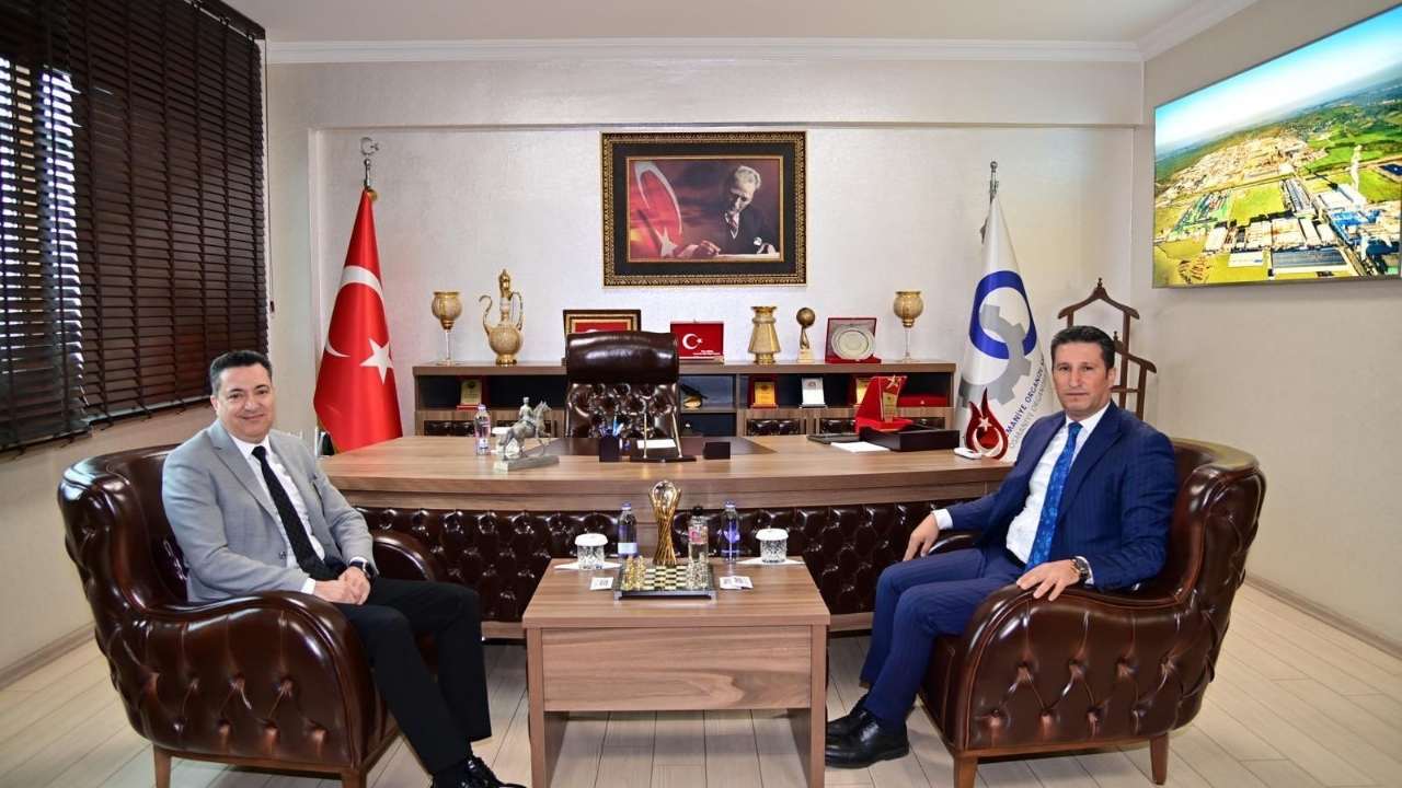 Okü Rektörü Prof. Dr. Turgay Uzun’dan Osb Bölge Müdürü Musa Gönül’e Teşekkür Ziyareti