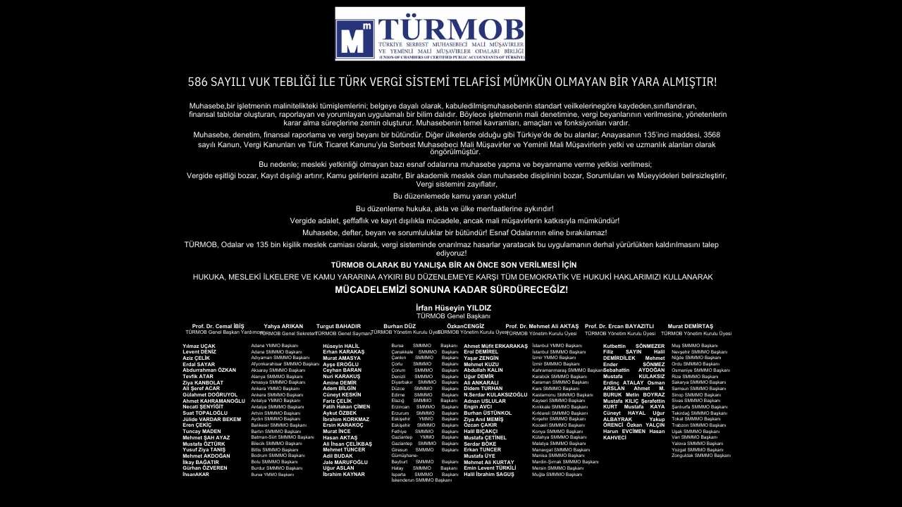 Türmob'dan Sert Uyarı (2)