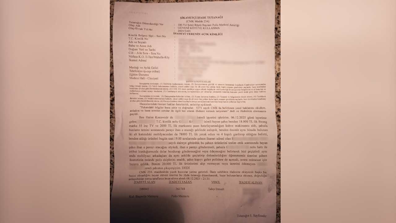 Valilikte Çalışıyorum Dedi, Esnaftan Aldığı Ürünlerin Parasını Ödemedi (2)