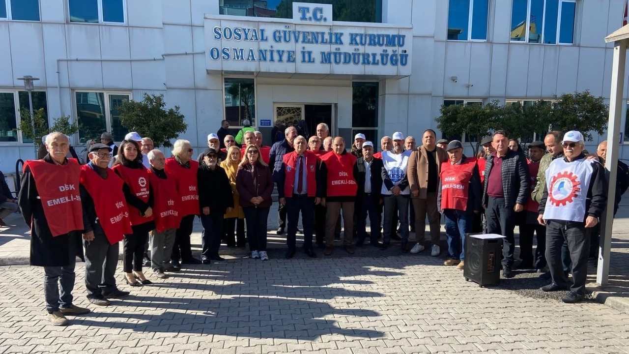 Di̇sk Emekli Sen Osmaniye Şubesi’nden Tüi̇k’e Salvolar (2)